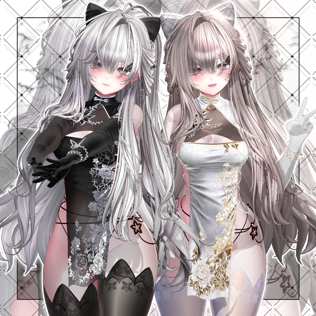 【VRC想定】Pure Pony and Long Hair