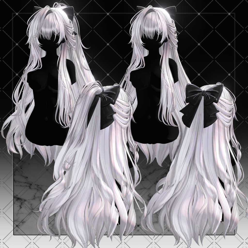 【VRC想定】Pure Pony and Long Hair
