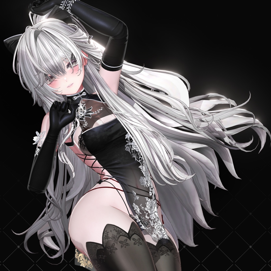 【VRC想定】Pure Pony and Long Hair