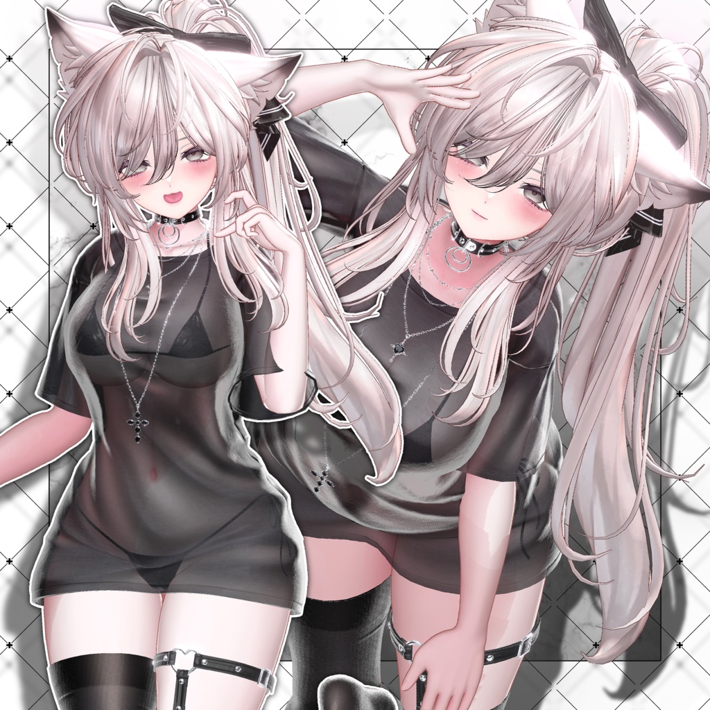 💗セール中💗【VRC想定】Comfy Pony Tail