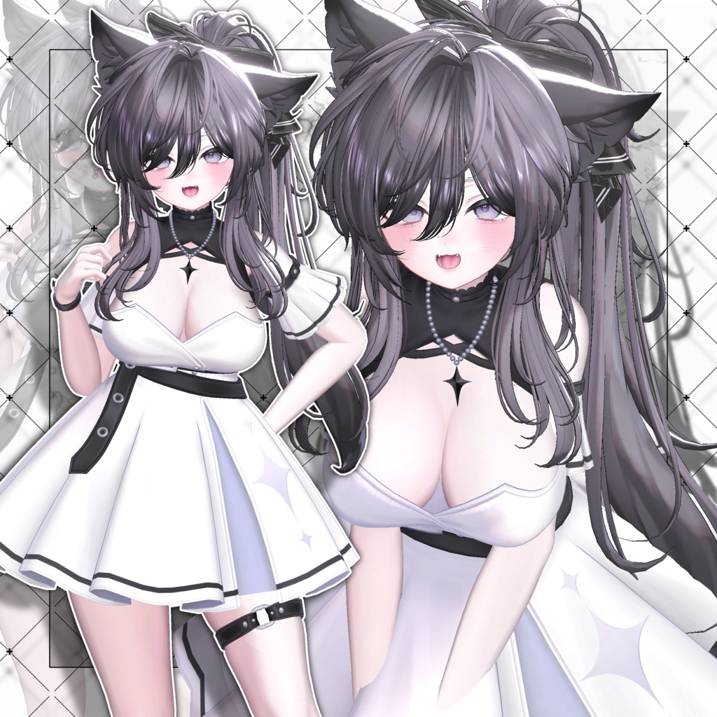 💗セール中💗【VRC想定】Comfy Pony Tail