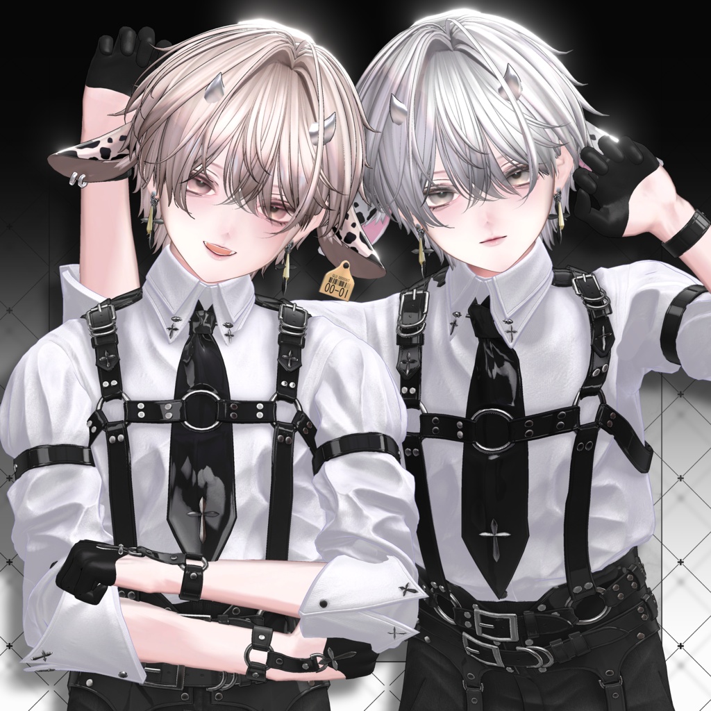 💗セール中💗【VRC想定】Milk Short Hair