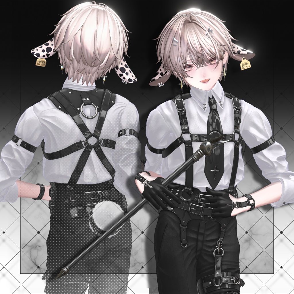 💗セール中💗【VRC想定】Milk Short Hair