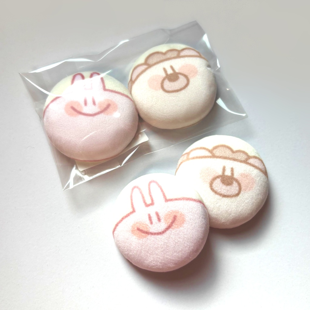 へんなうさぎ ふわふわ缶バッチセット