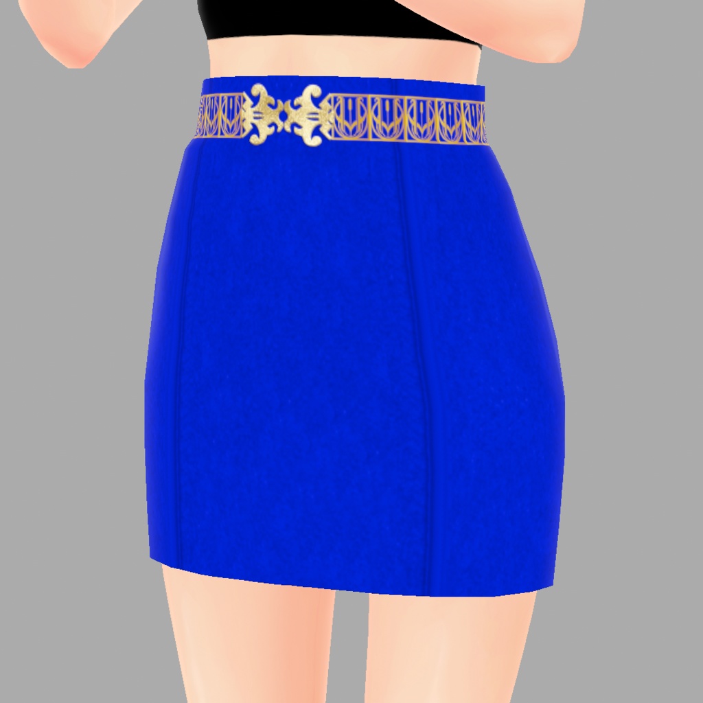 Vroid ウールコットン風ミニスカート10色+10柄 Vroid wool cotton style mini skirt 10 colors + 10 patterns