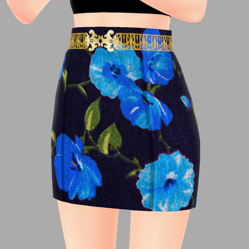 Vroid ウールコットン風ミニスカート10色+10柄 Vroid wool cotton style mini skirt 10 colors + 10 patterns