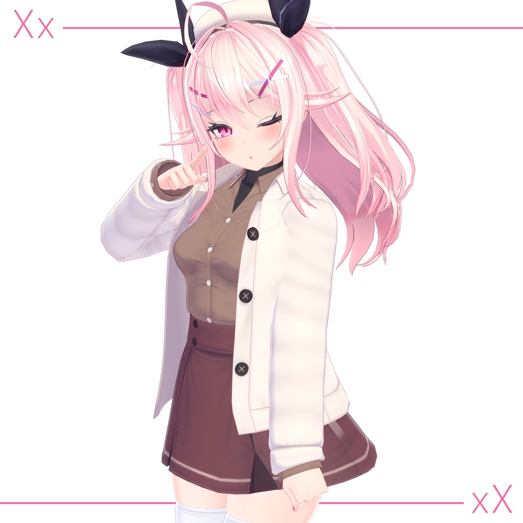 オリジナル3Dモデル「イヨ」ver1.08