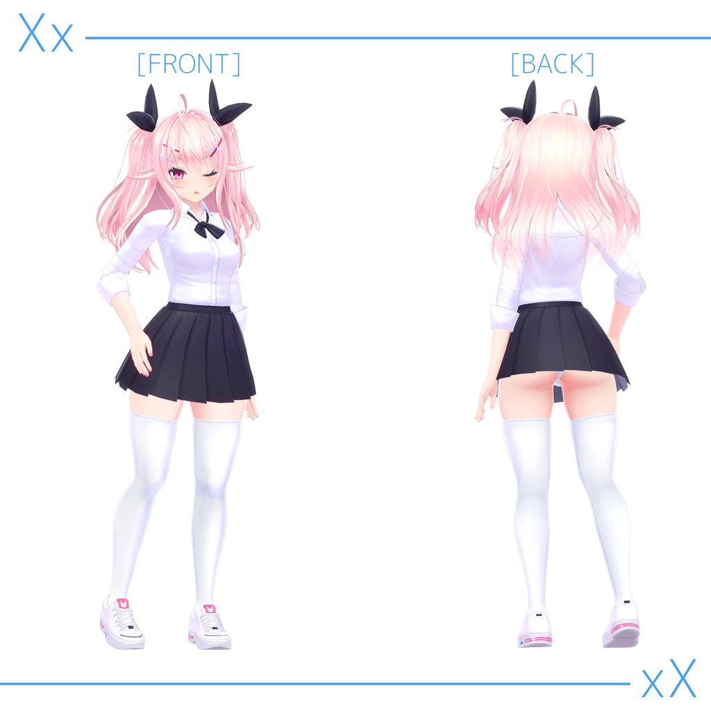 オリジナル3Dモデル「イヨ」ver1.08