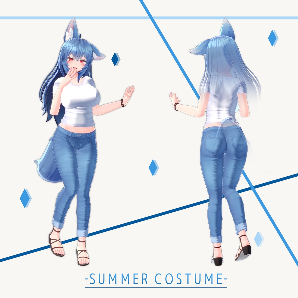 オリジナル3Dモデル「イメリス」ver1.05