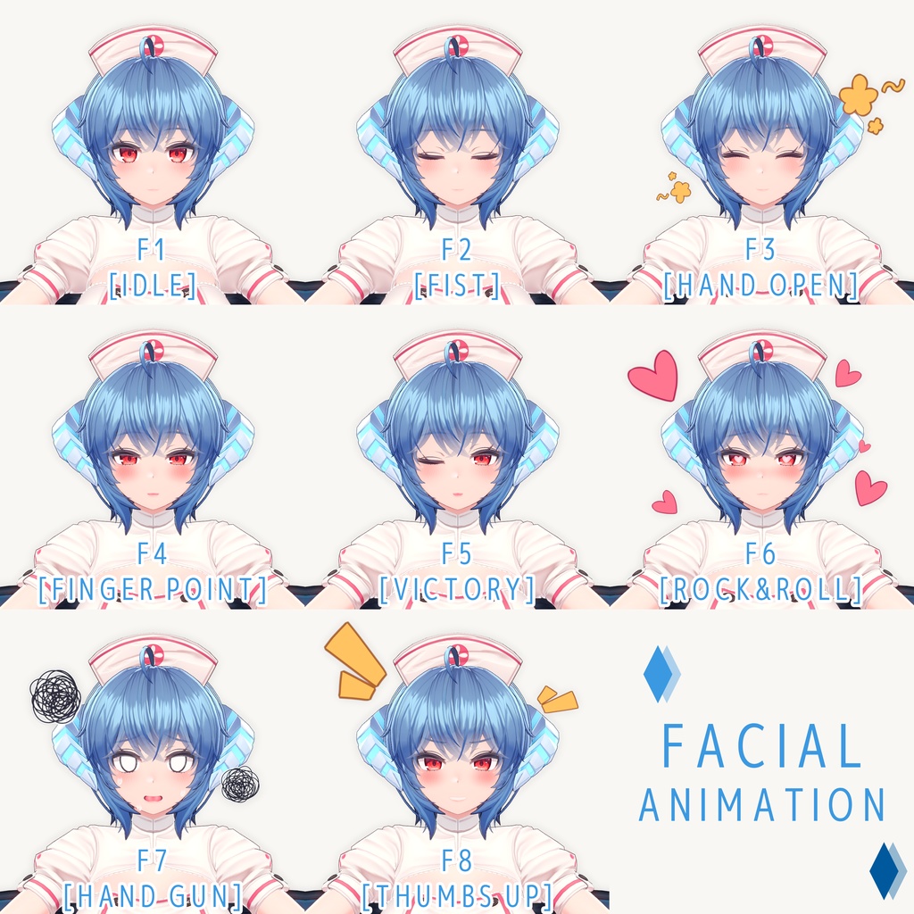 オリジナル3Dモデル「イメリス」ver1.05