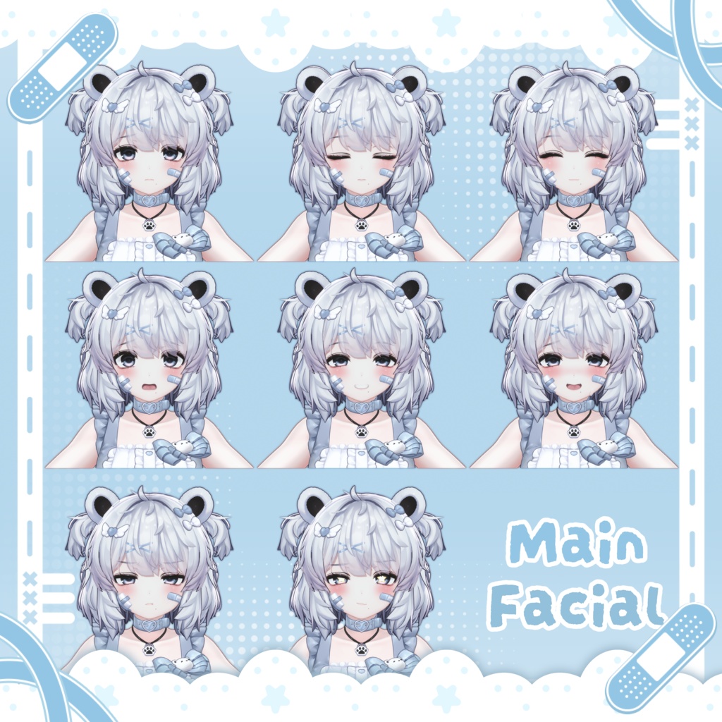 【発売記念セール】オリジナル3Dモデル「ひきくまりのクマリ」