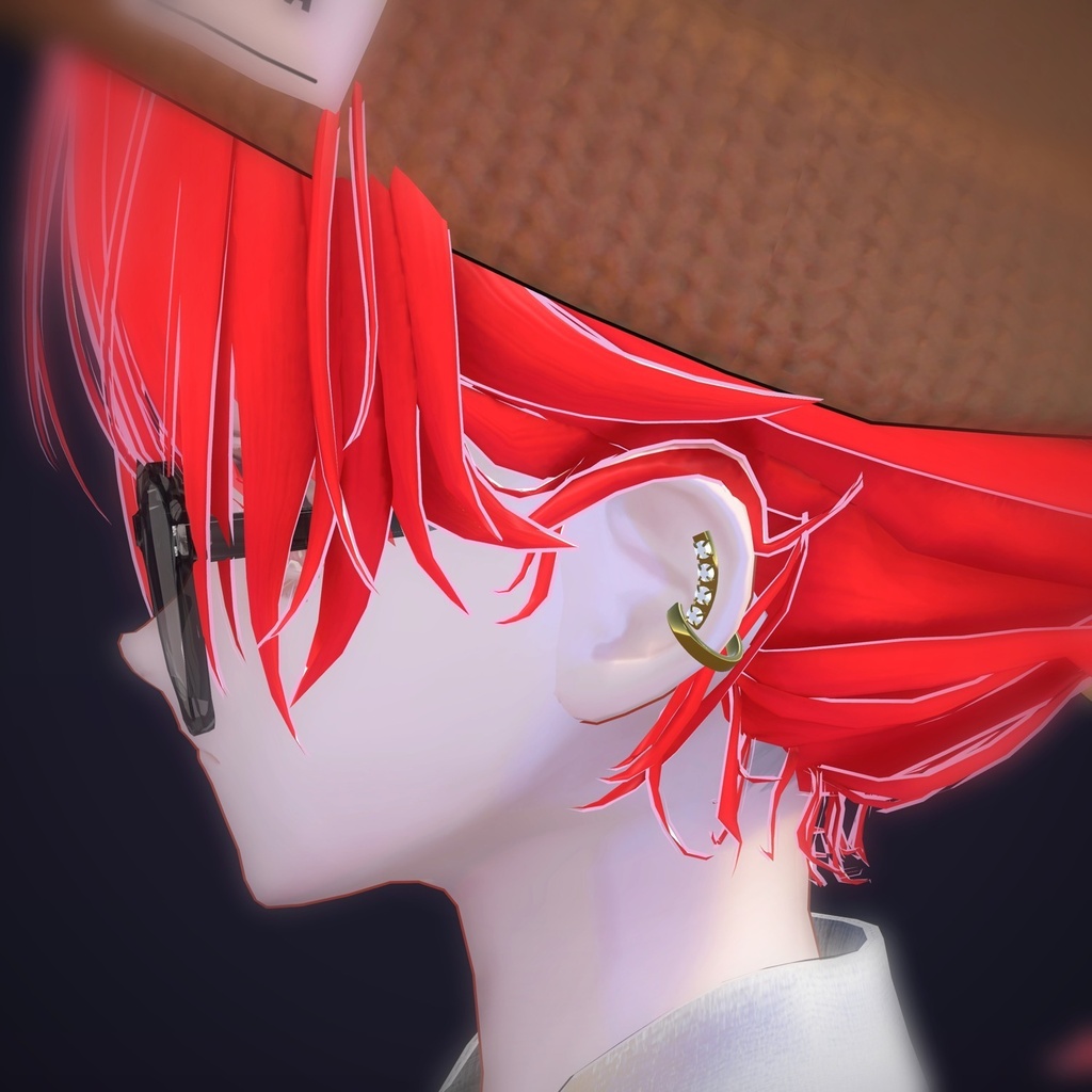 【VRChat向け】クライマー ― Ear Climber Cuff(13色 / Modular Avatar対応)