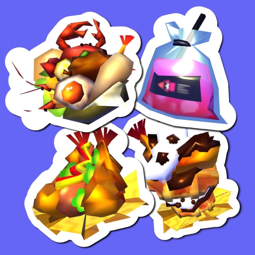 食べ物ステッカーセット