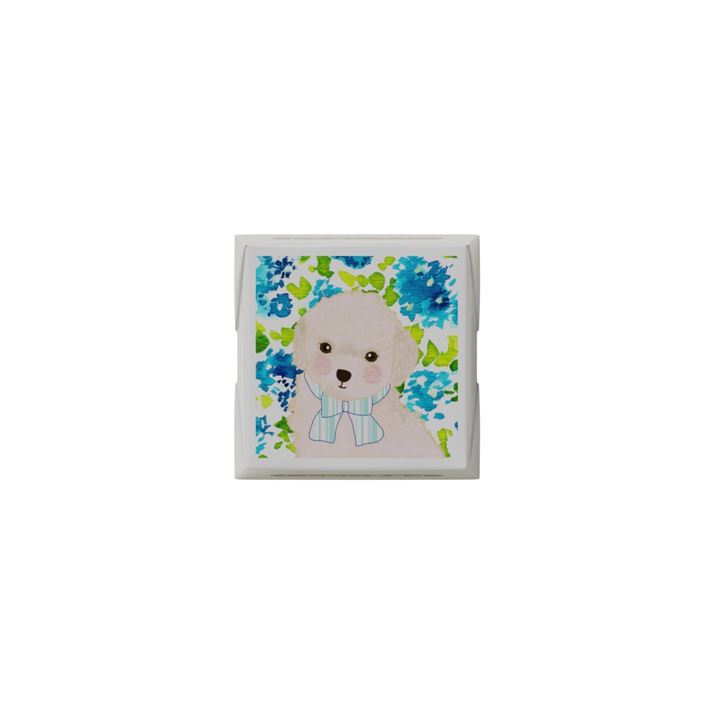 3色トイプードルさんDECOチョコ