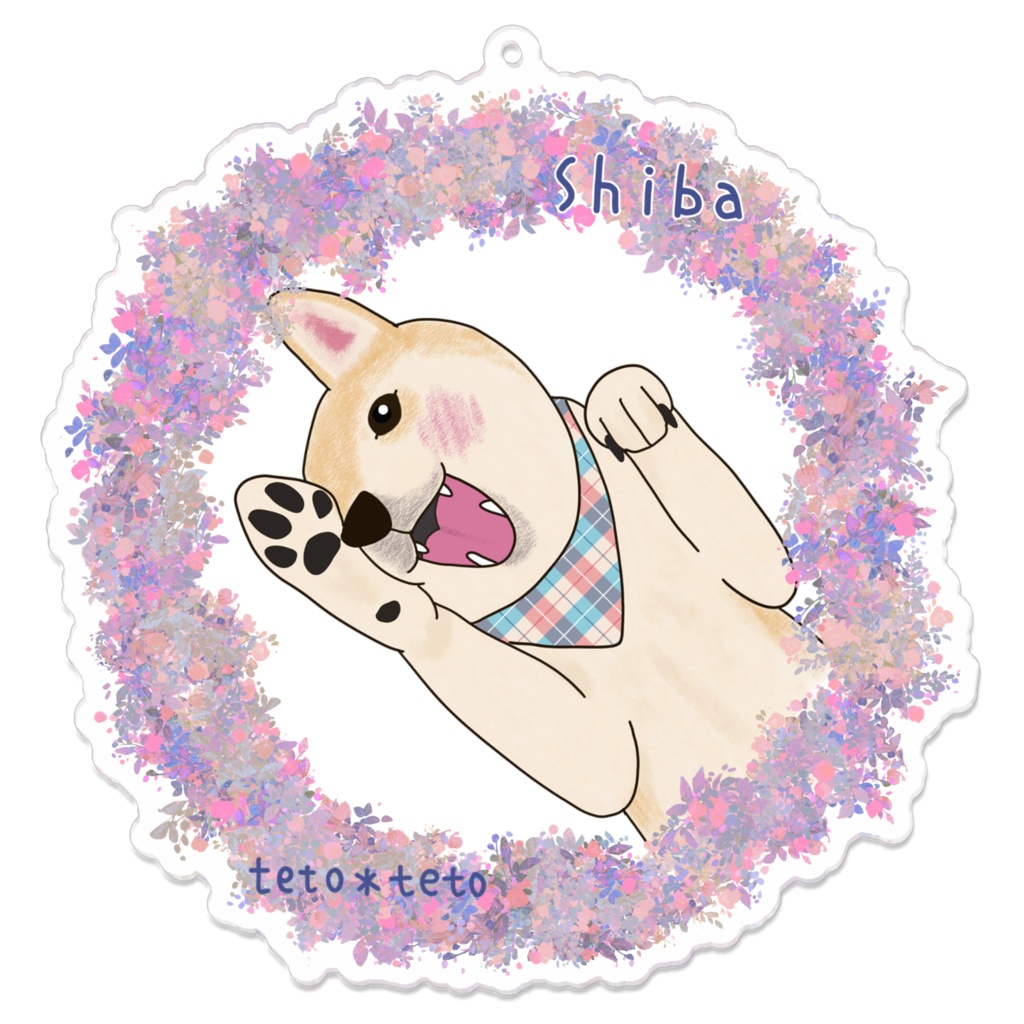 招き柴さんアクキー