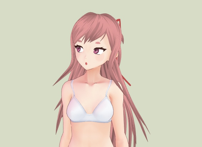 VRoid Half Ponytail Preset