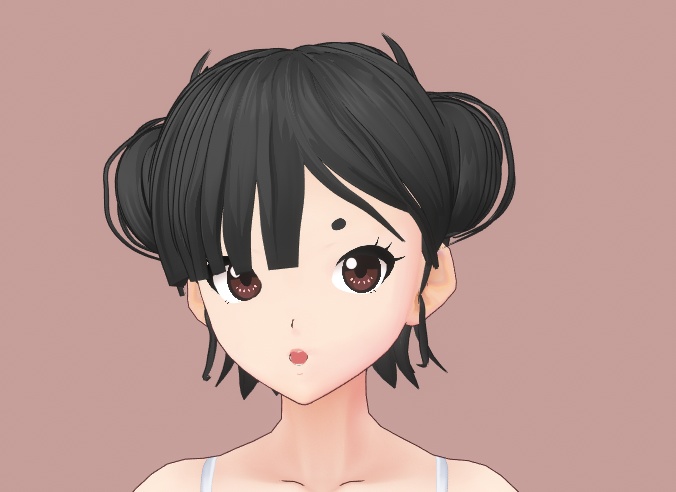 Vroid Twin Buns Preset