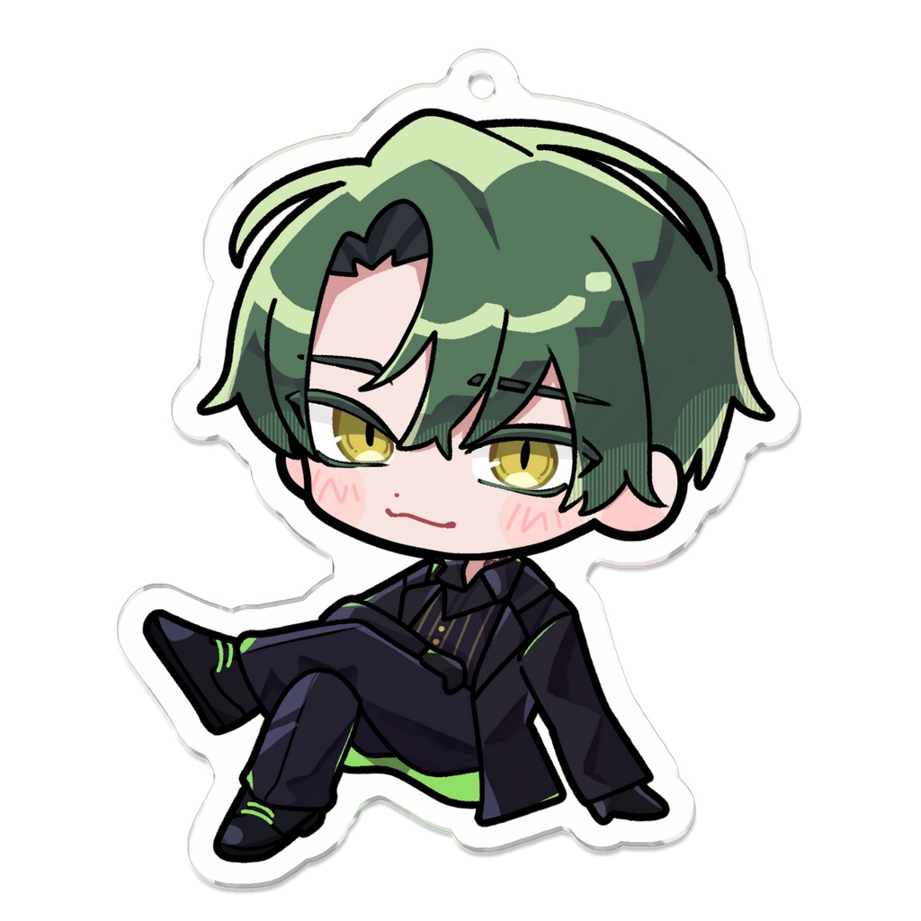 蛇川蓮 デフォルメアクリルキーホルダー
