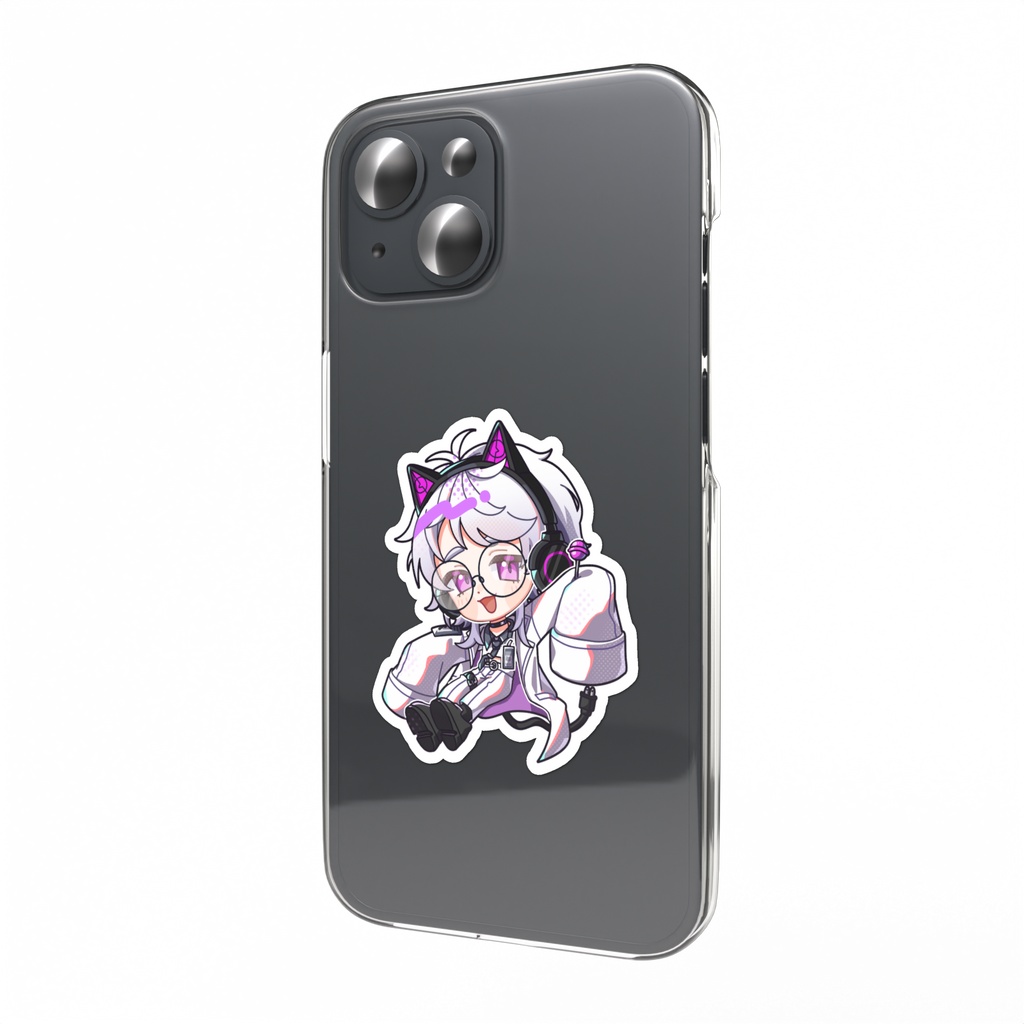 ねんねこ デフォルメスマホステッカー
