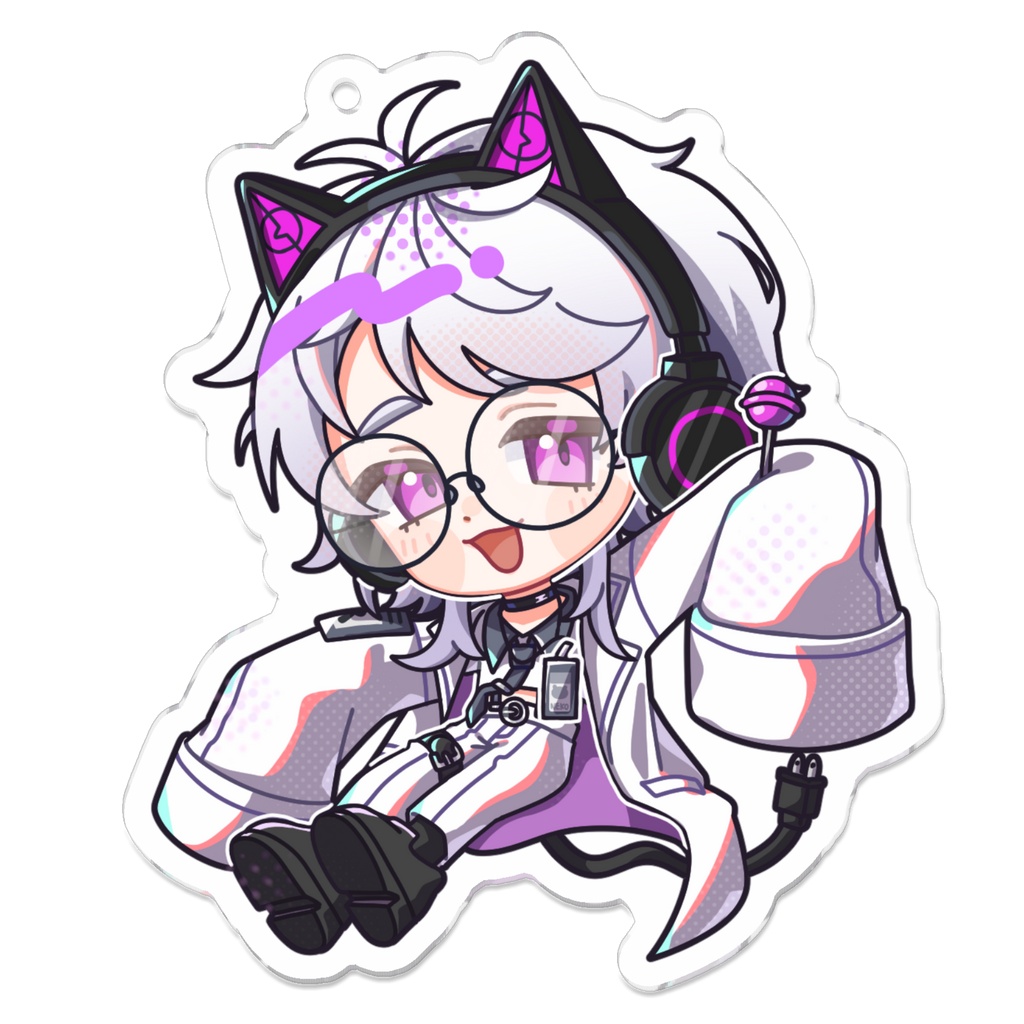 ねんねこ デフォルメアクリルキーホルダー