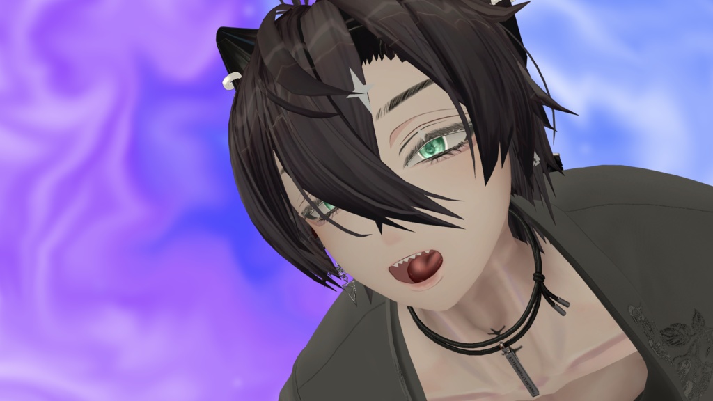 【アズエド専用】AZUEDO gizaba Shapekey+/アズエドギザ歯化追加シェイプキー