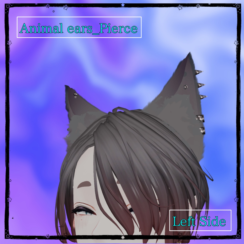 AnimalEars_Pierce 【VRC想定】【MA対応】