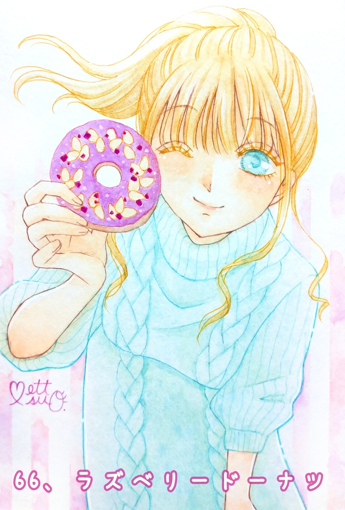 原画 水彩 ポストカード イラスト