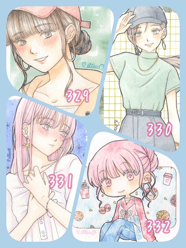 イラスト 原画 オリジナル