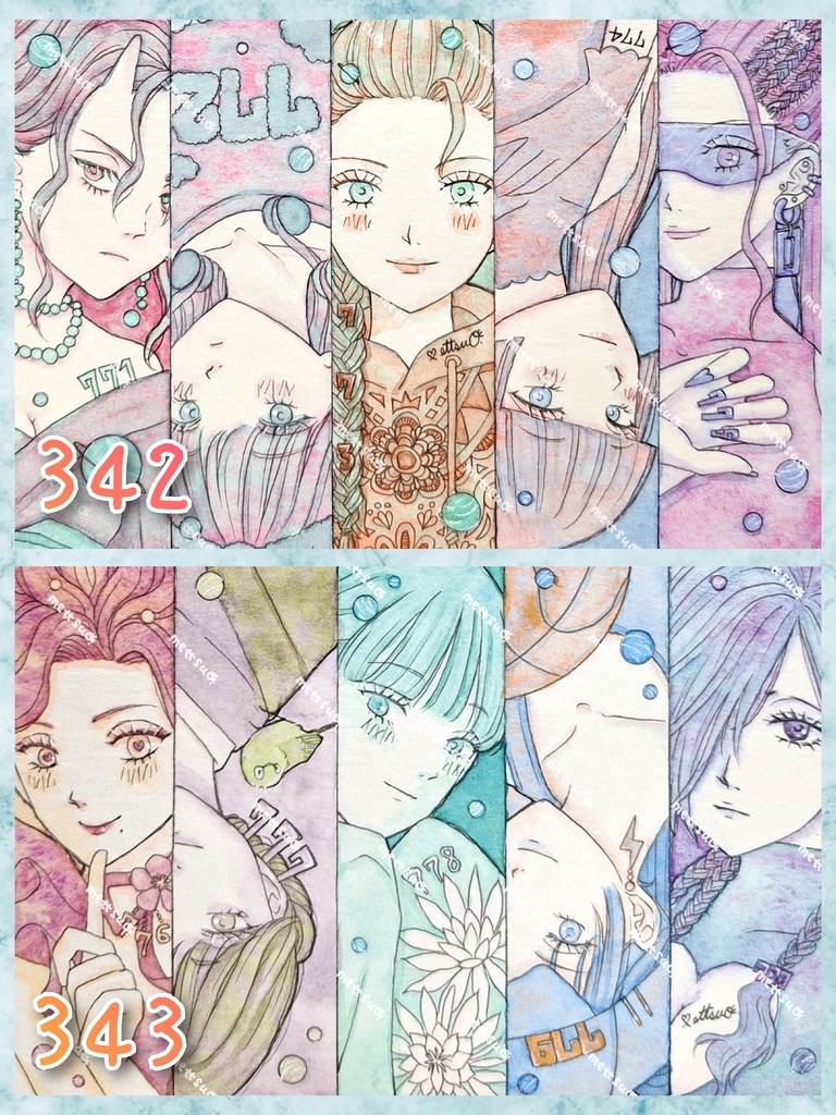 イラスト 原画 ７月