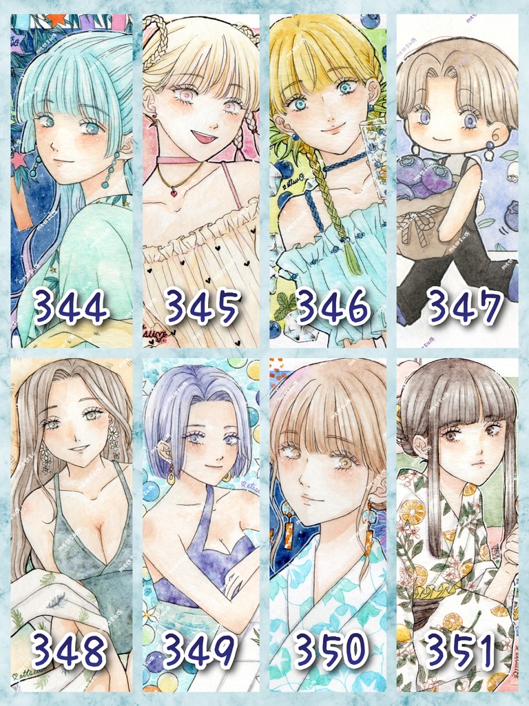 イラスト 原画 ７月