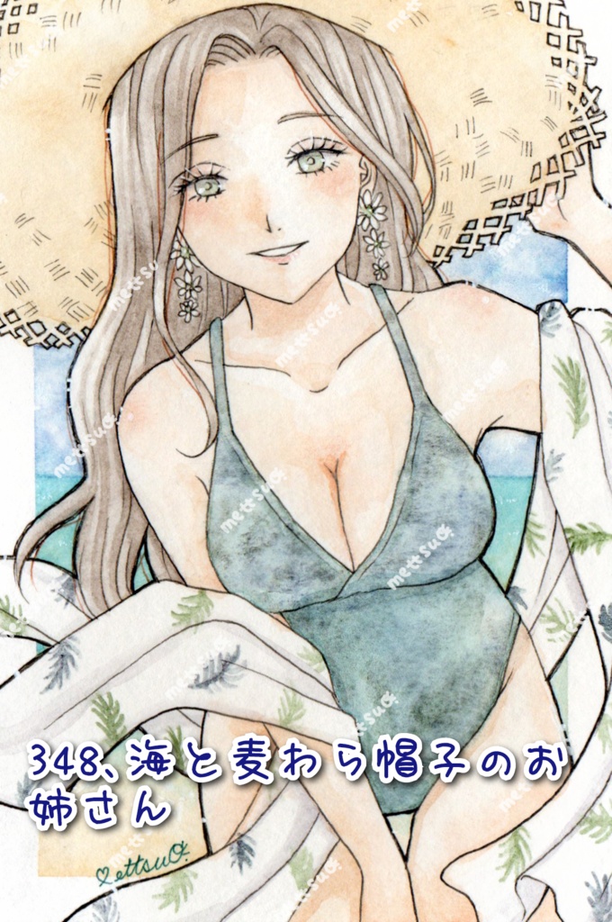 イラスト 原画 7月