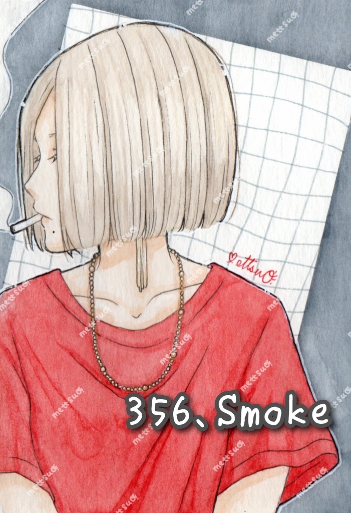 イラスト 原画 8月