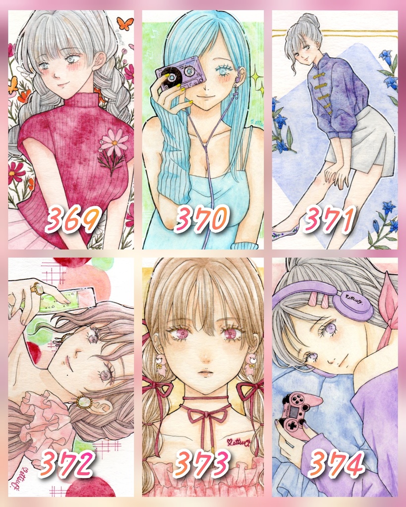 イラスト 原画 10月