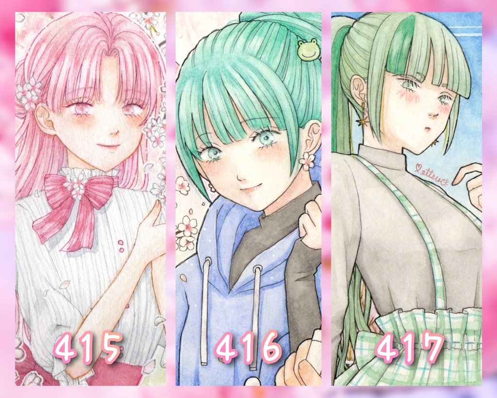 3月のイラスト 桜 原画 