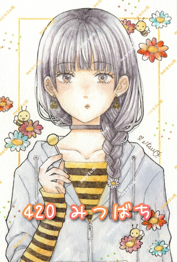 3月のイラスト 原画