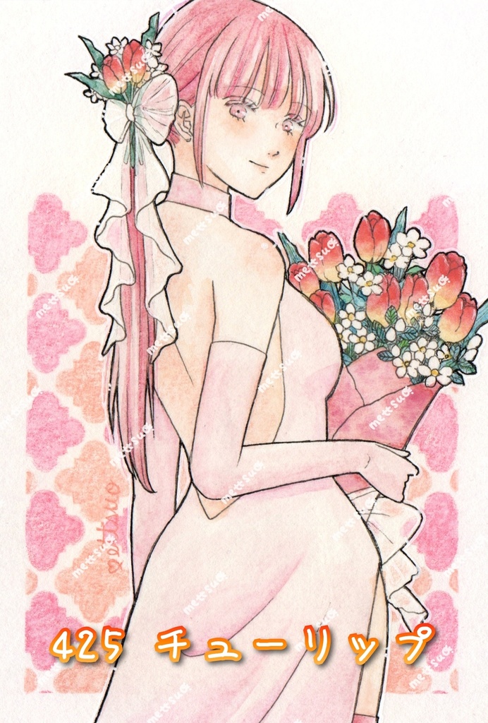 4月のイラスト原画