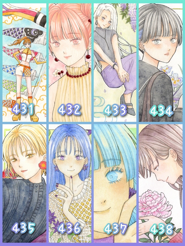 ５月のイラスト 原画