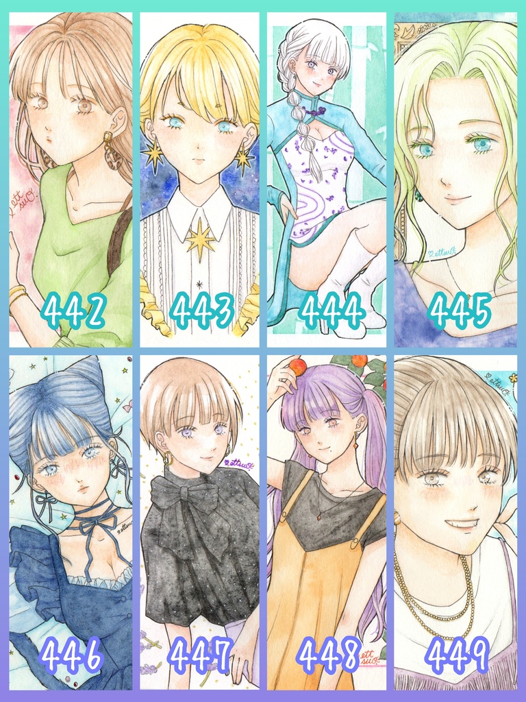 6月のイラスト 原画