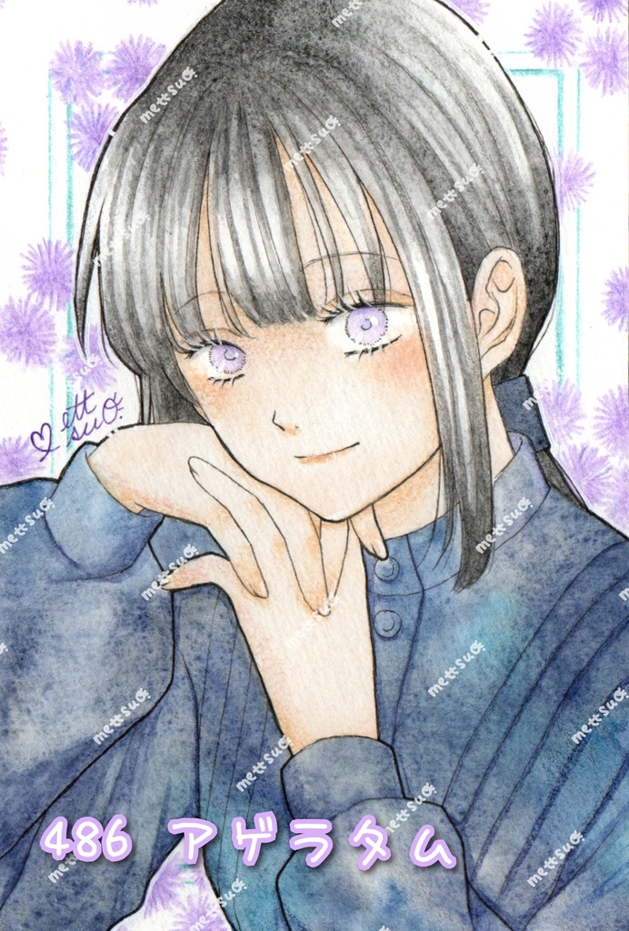 10月のイラスト 原画