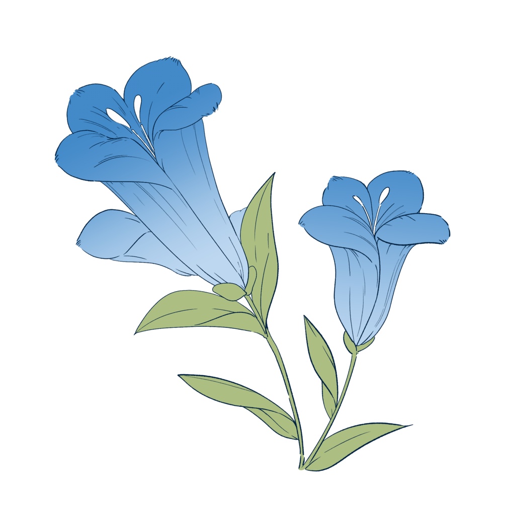 【素材集】花素材セット2 冬の花2【3種類合計4パターン有り】