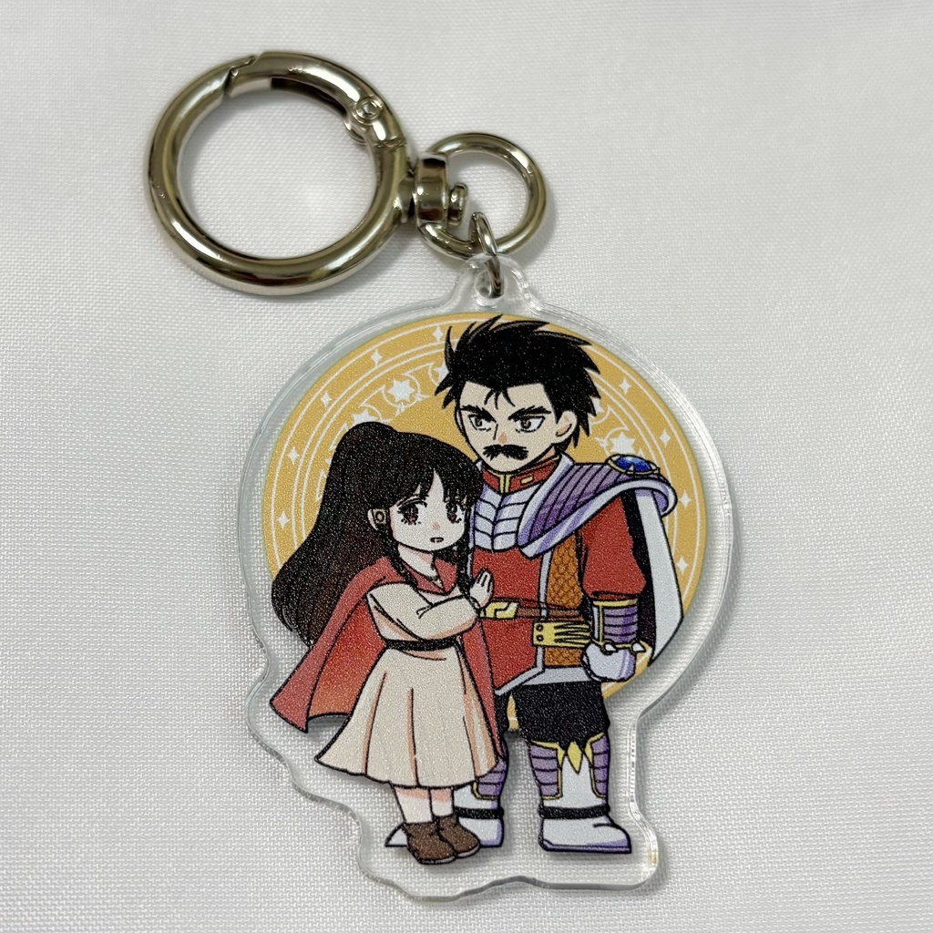 アクリルキーホルダー　バラソア