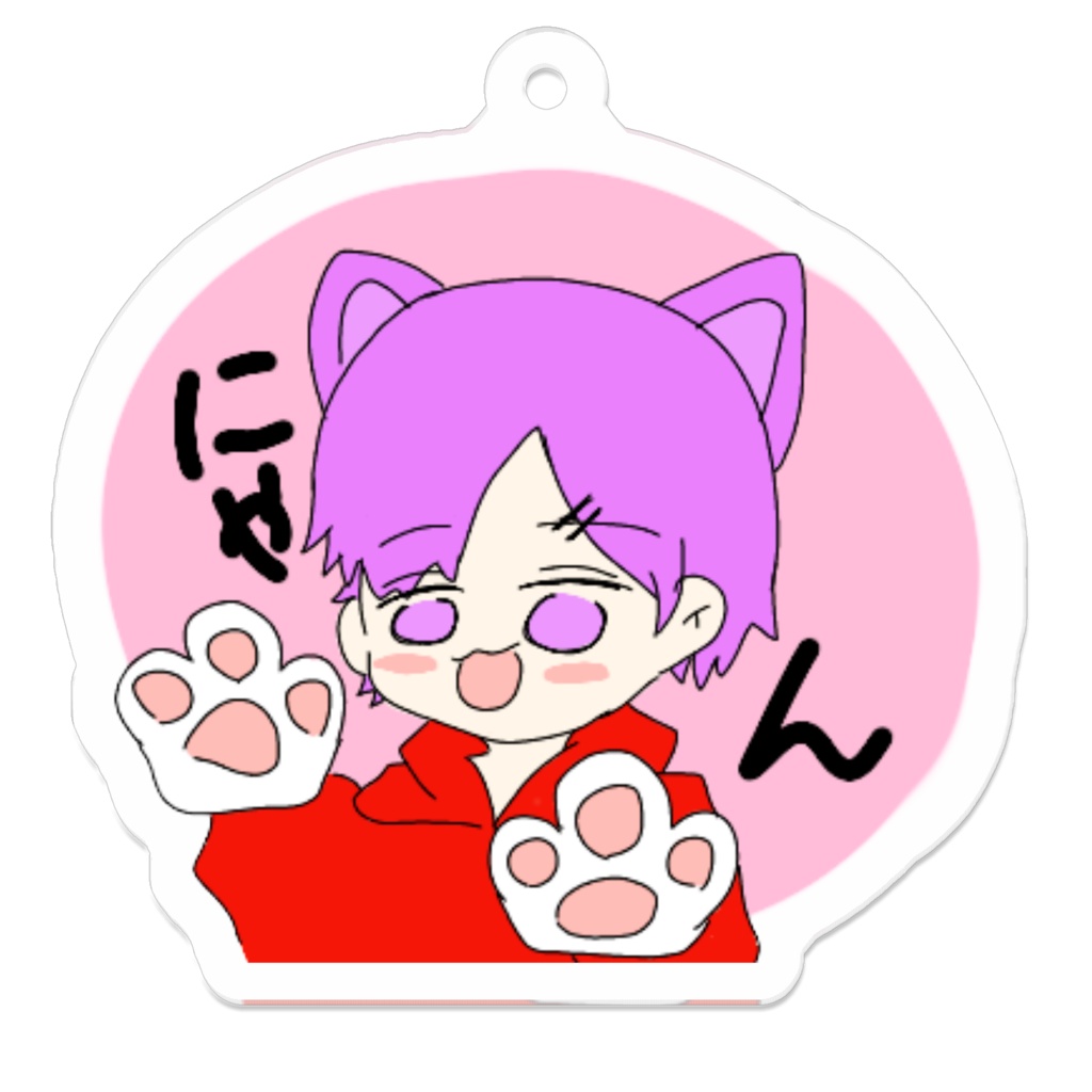 にゃんらぎアクリルキーホルダー