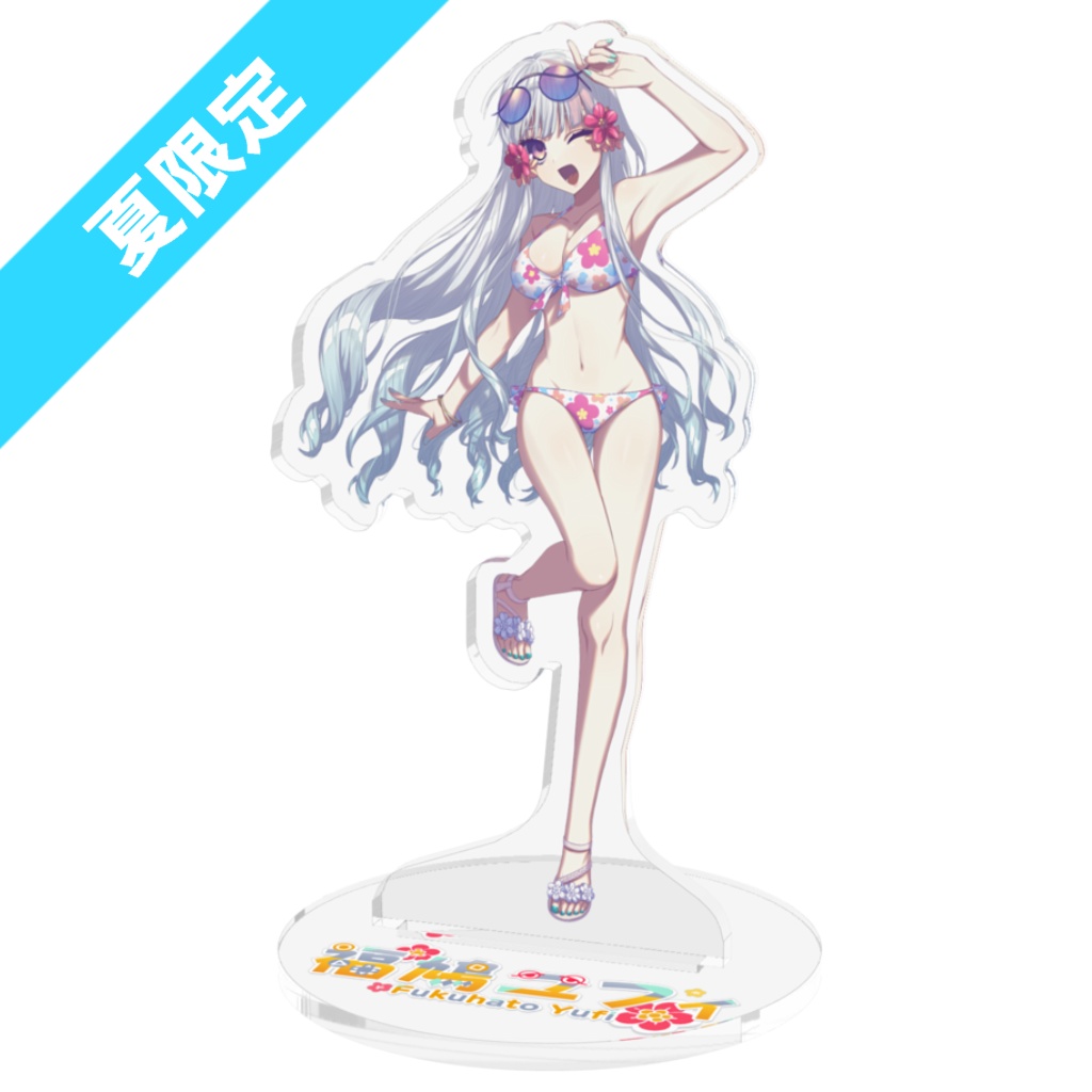 【夏限定】水着ユフィアクリルフィギュア100x100(mm)