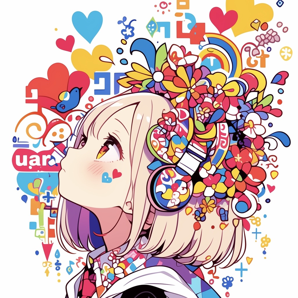 イロトリドリノセカイ　ミニキャンバス　No.002