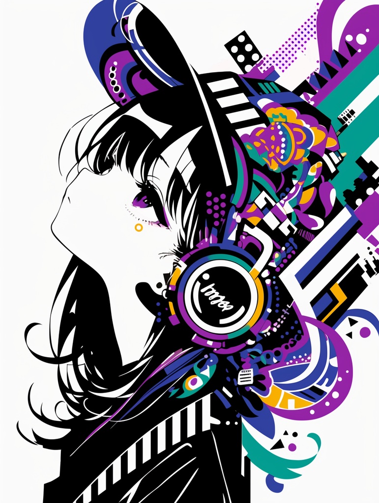  イロトリドリノセカイ　ミニキャンバス　No.003