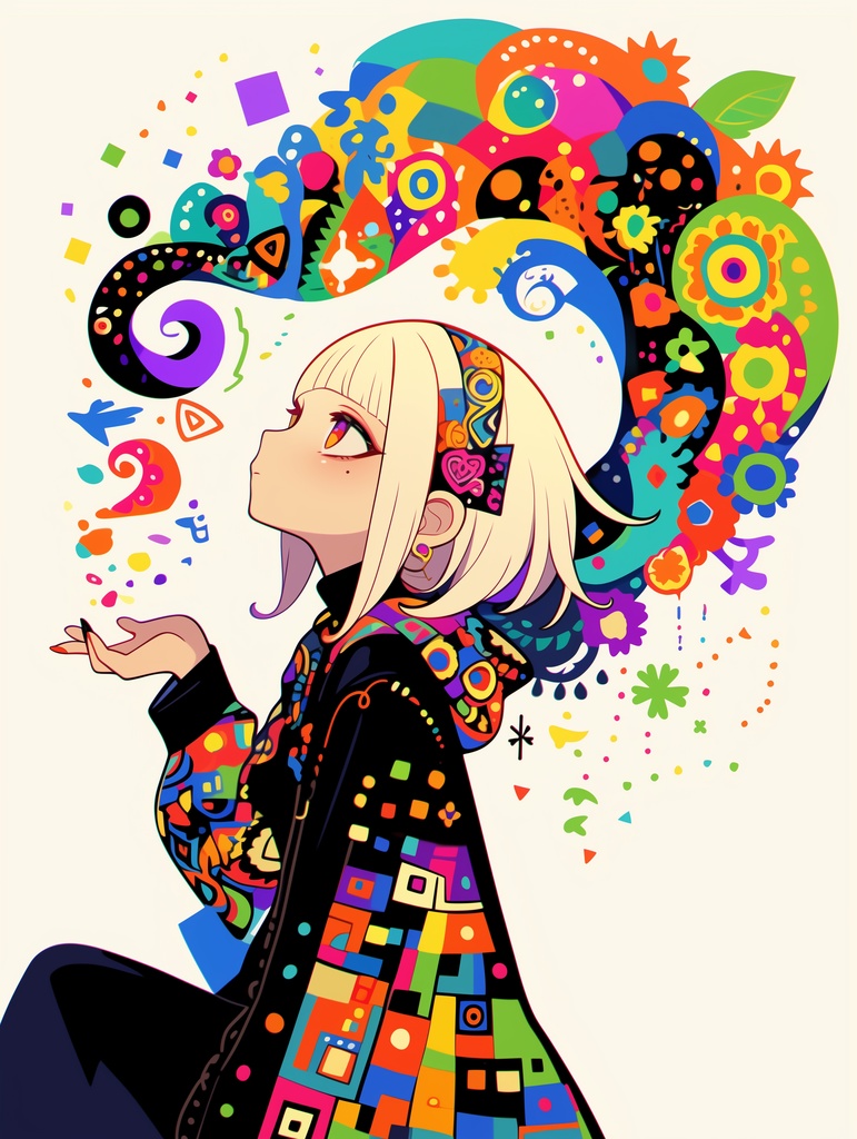 イロトリドリノセカイ　ミニキャンバス　No.007