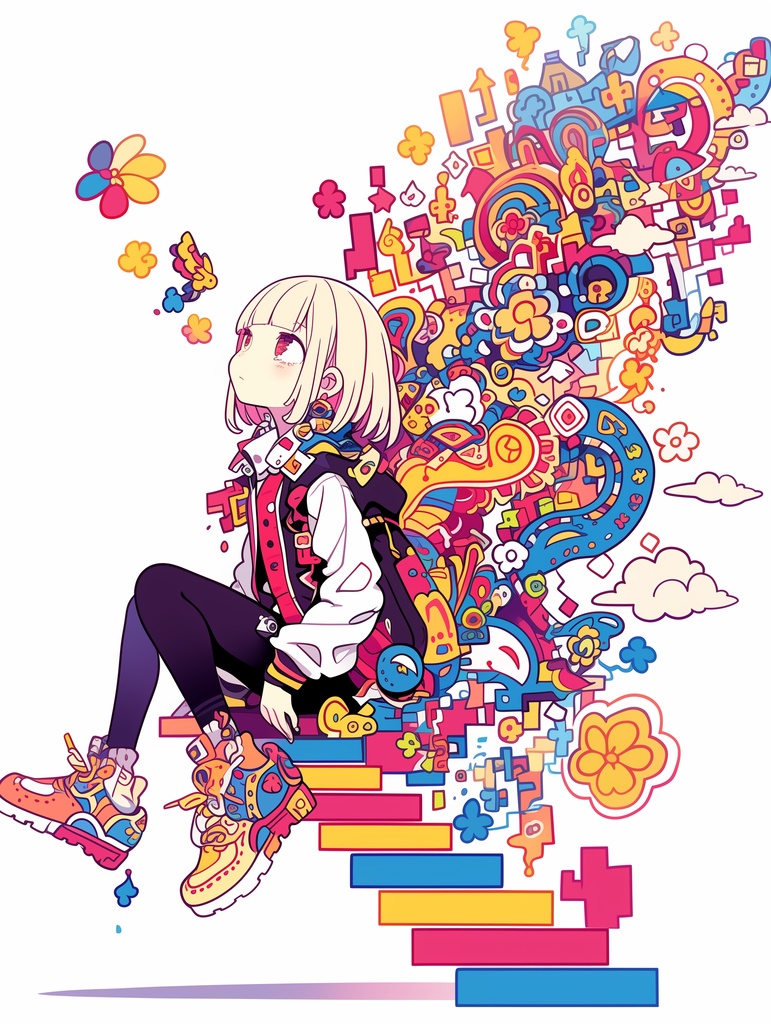 イロトリドリノセカイ　ミニキャンバス　No.014