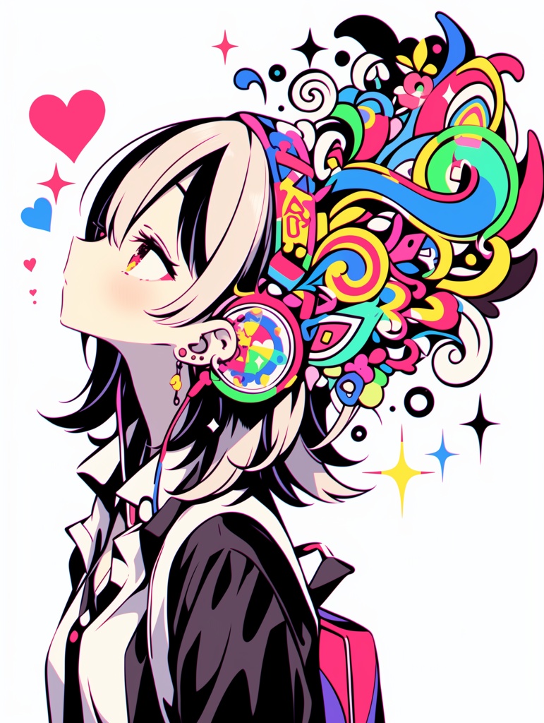 イロトリドリノセカイ　ミニキャンバス　No.017