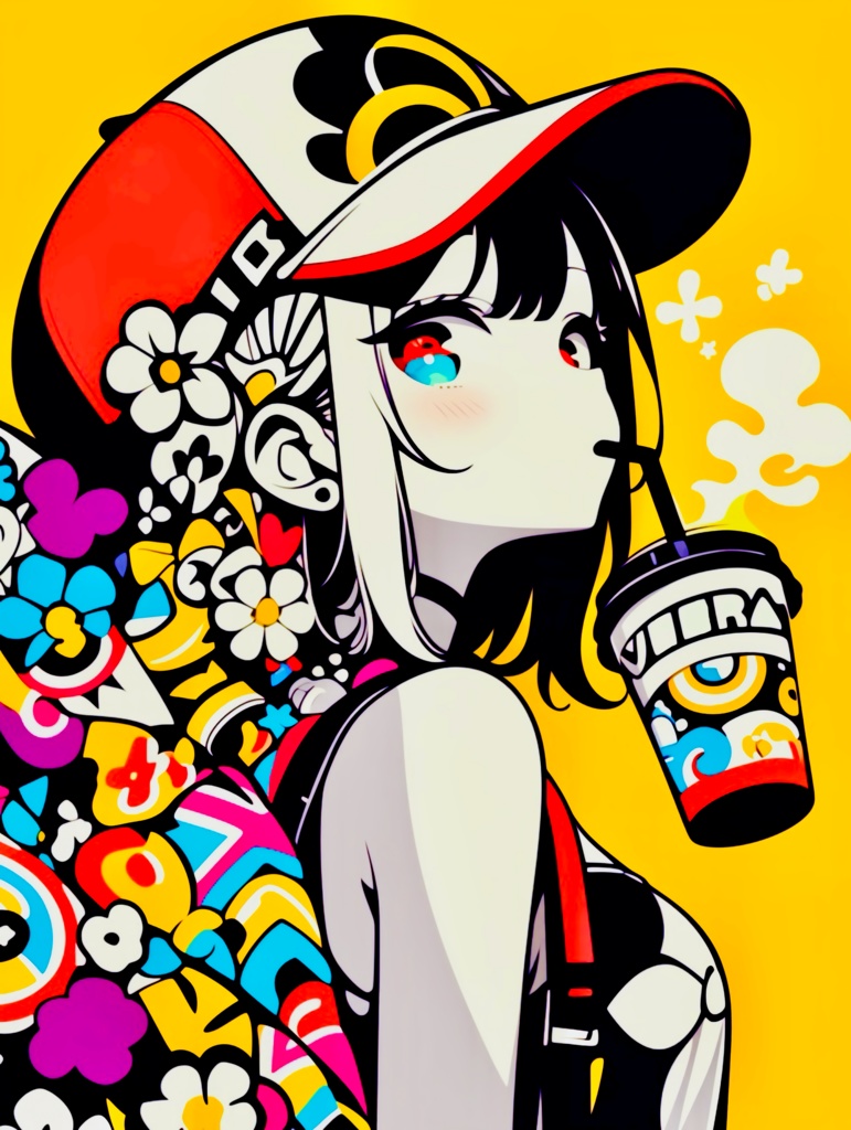 イロトリドリノセカイ　ミニキャンバス　No.019