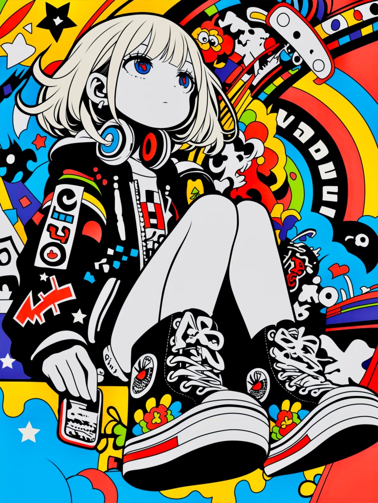 イロトリドリノセカイ　ミニキャンバス　No.027